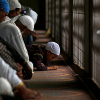 Hundreds of Nepali Muslims take part in first Friday prayers of Ramadan