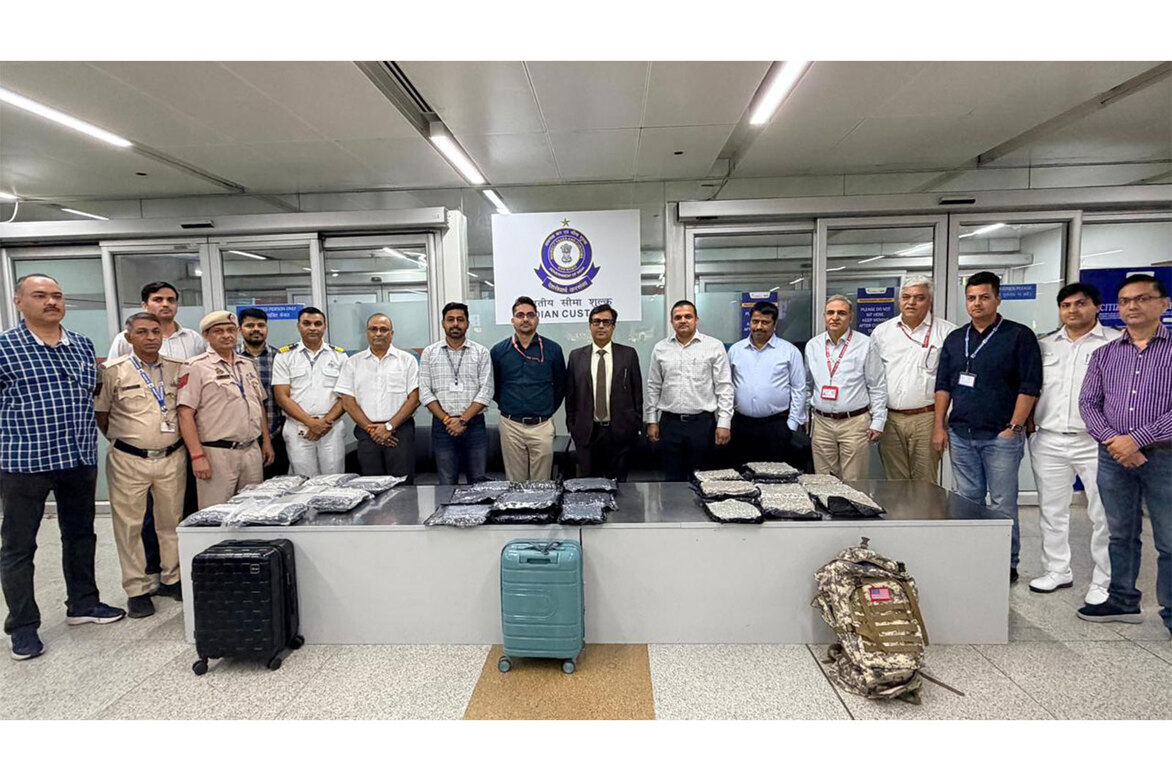 Delhi airport customs seize Rs 35 crore hydroponic weed haul from Bangkok passengers