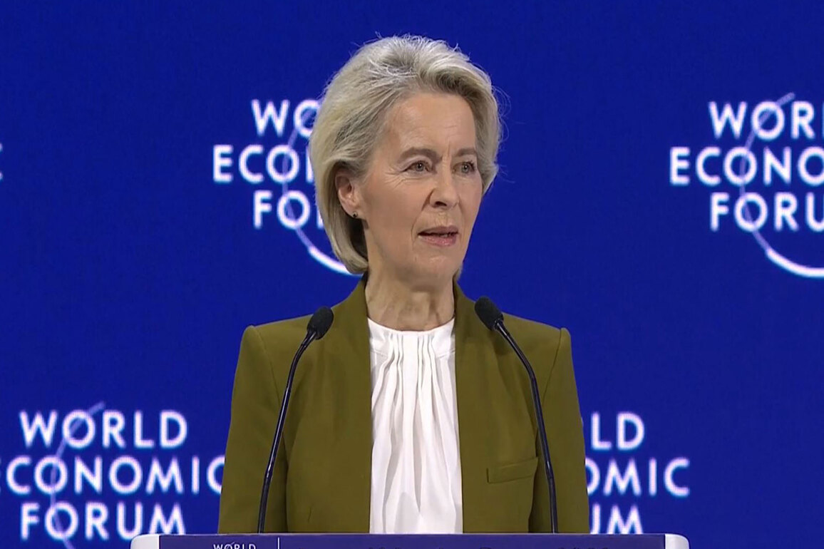 Extra US tariffs on European allies over Greenland would be a "mistake": EU Commission Prez von der Leyen at WEF 2026