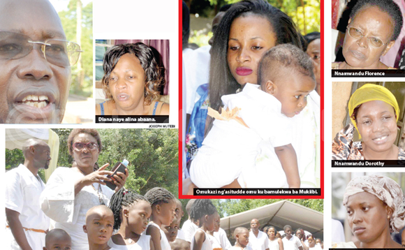Dr. Sarah Nkonge (mu gaalubindi) n’abamu ku bamulekwa ba Mukiibi nga beesibye amafuvu. Ate waggulu be bamu ku bannamwandu ba Mukiibi Dr. Sarah Nkonge (mu gaalubindi) n’abamu ku bamulekwa ba Mukiibi nga beesibye amafuvu. Ate waggulu be bamu ku bannamwandu ba Mukiibi