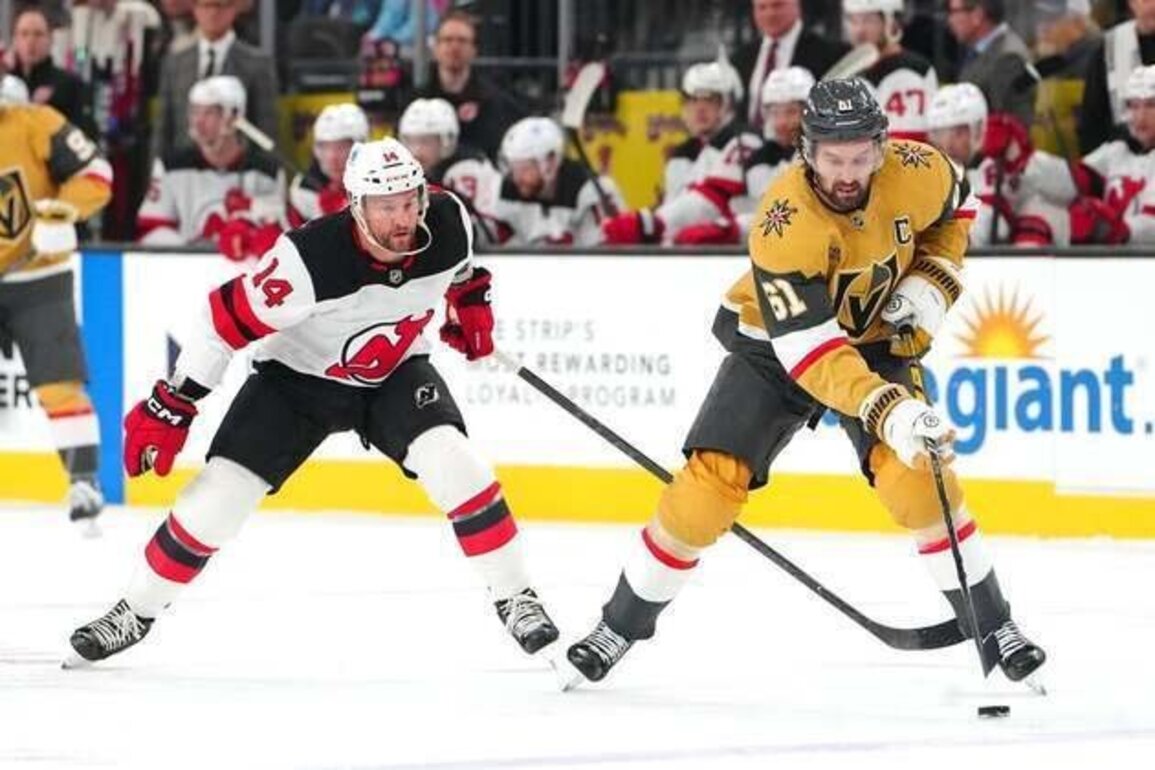 Devils edge Golden Knights on Jesper Bratt's shootout goal
