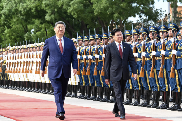 CHINA-BEIJING-XI JINPING-LAOS-THONGLOUN-TALKS (CN)