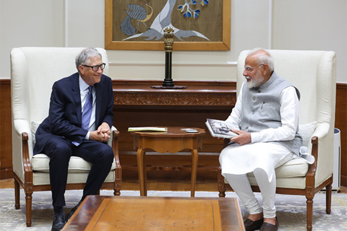 PM Modi discusses tech, innovation, and sustainability with Bill Gates
