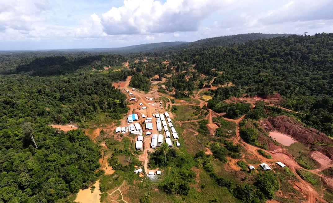 Projeto de ouro Oko West, na Guiana