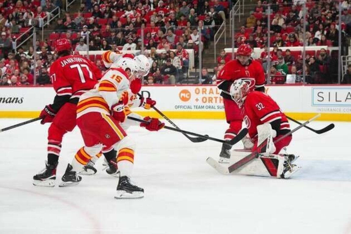 Nikolaj Ehlers' OT winner lifts Hurricanes past Flames in 1-0 duel