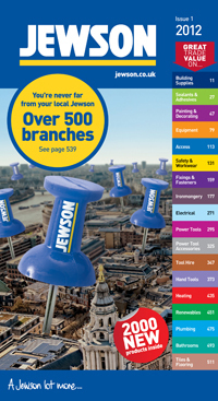 Jewson launches big catalogue for 2012 