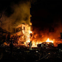 Smoke rises from Israel's General Staff building as Iran's retaliatory attacks continue
