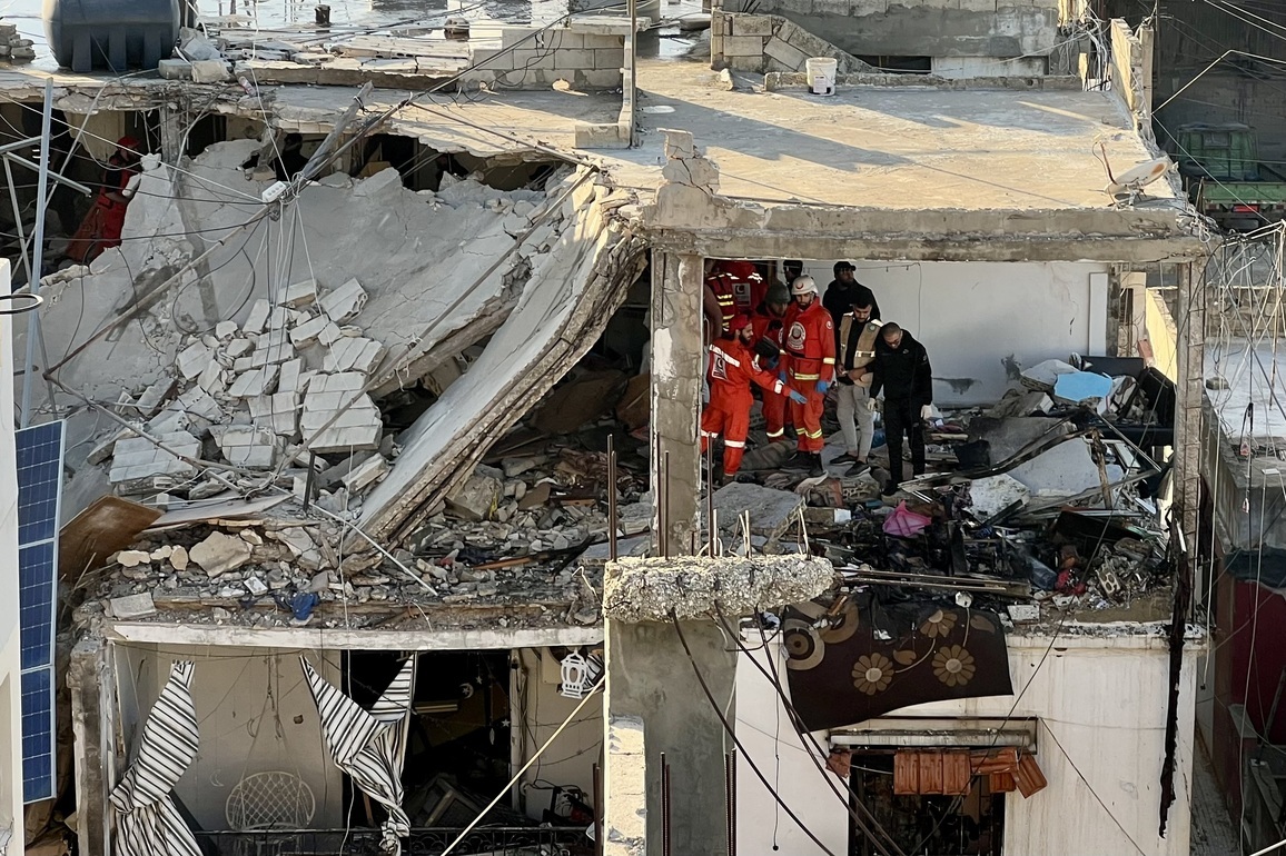 LEBANON-SIDON-ISRAELI AIRSTRIKES
