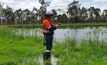 Treated water at Anglo American's Aquila mine in Queensland, Australia