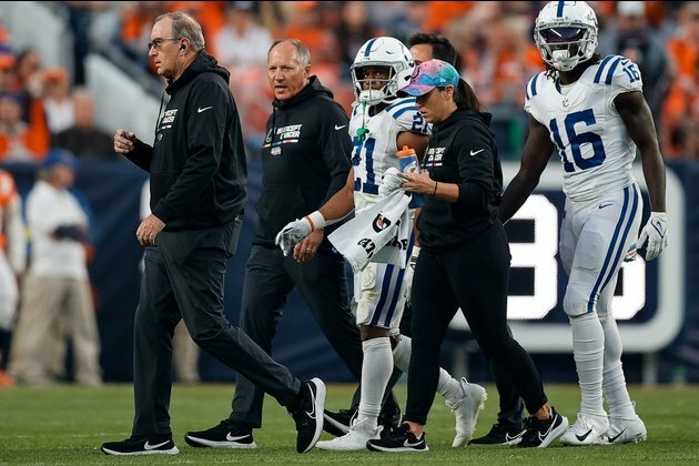 Colts RB Nyheim Hines (concussion) exits game