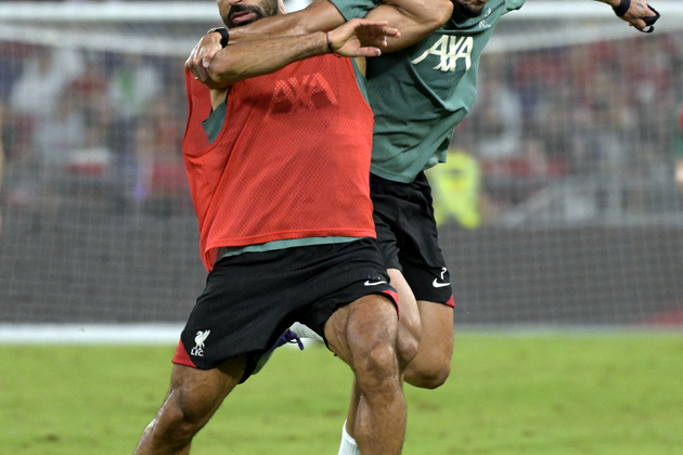 (SP)CHINA-HONG KONG-FOOTBALL FESTIVAL 2025-LIVERPOOL-TRAINING