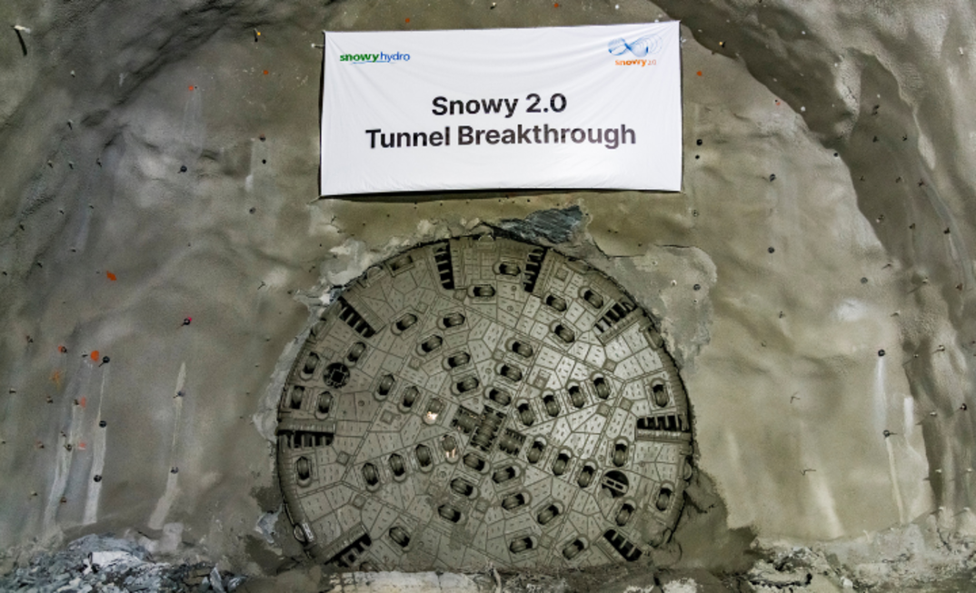Snowy 2.0 TBM breakthrough