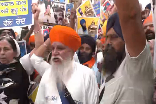 Posters of Jarnail Singh Bhindranwale distributed at Akal Takht Sahib on 42nd anniversary of Operation Blue Star