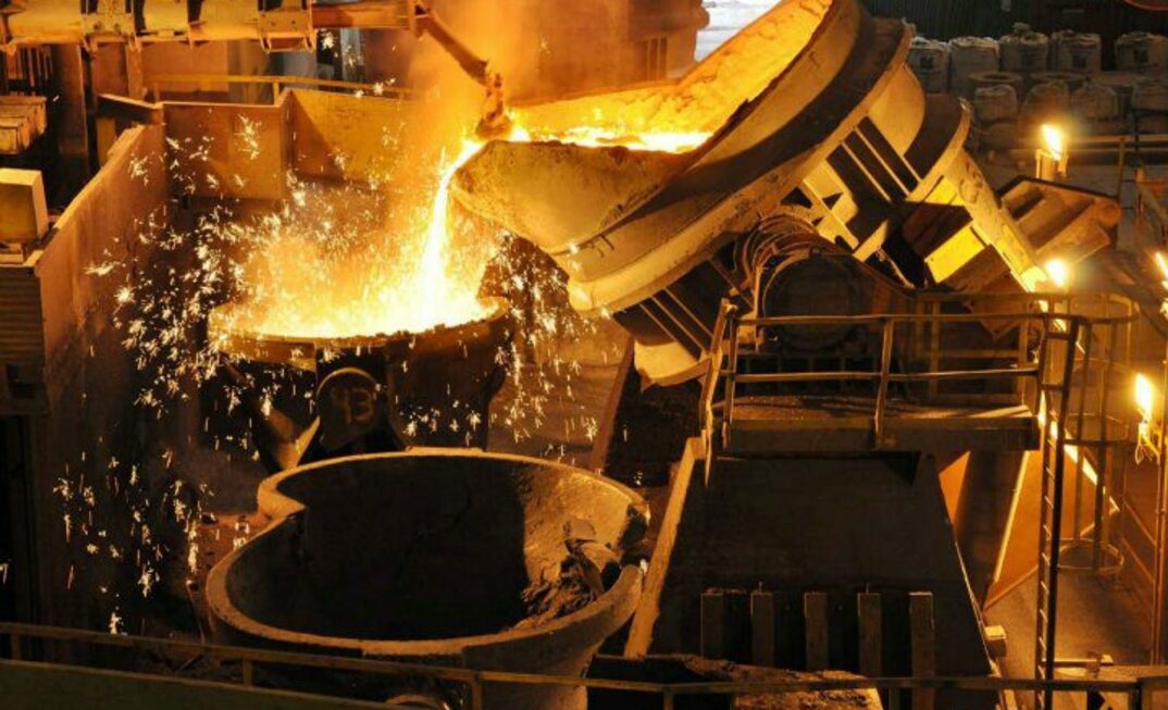 Produção de aço na Usina Presidente Vargas CSN Volta Redonda