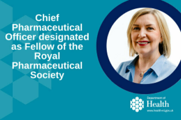 Chief Pharmaceutical Officer designated as Fellow of the Royal Pharmaceutical Society