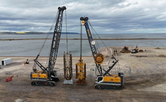 Bauer Technologies was involved in the redevelopment of Ardersier Port, the largest UK brownfield port redevelopment project