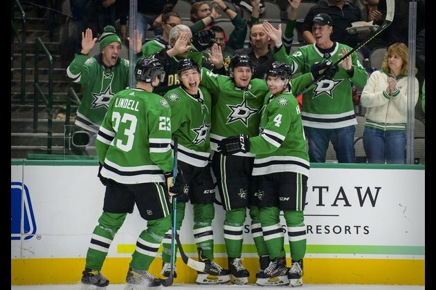 Hats off: Roope Hintz's three goals lift Stars over 'Canes