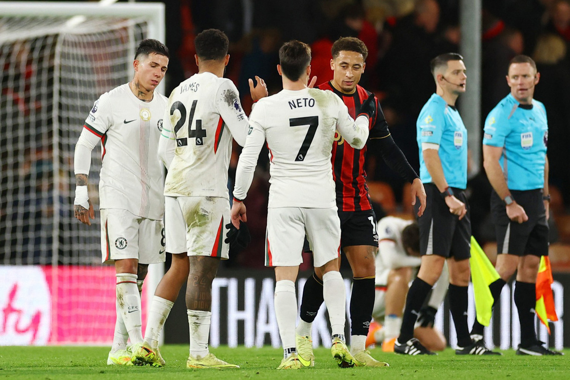 Premier League: Bournemouth, Chelsea share points after scoreless game at Vitality Stadium