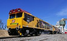 A Queensland Rail light engine locomotive has collided with a coal train.