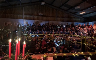 Exmoor's farming community joined together for Singing in the Ring event