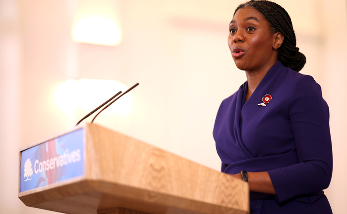 Kemi Badenoch said she would reverse Labour’s cruel family farm tax’.