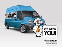 Dunlop Adhesives takes Professor Dunlop's Brainbox on the road