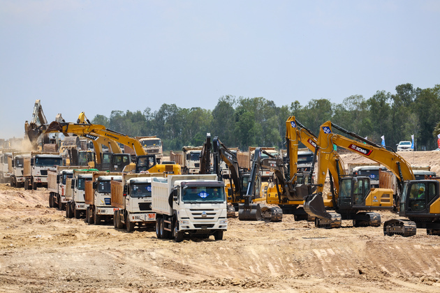 CAMBODIA-TAKEO-CHINESE INVESTED-FUNAN TECHO CANAL-SECTION II-GROUNDBREAKING