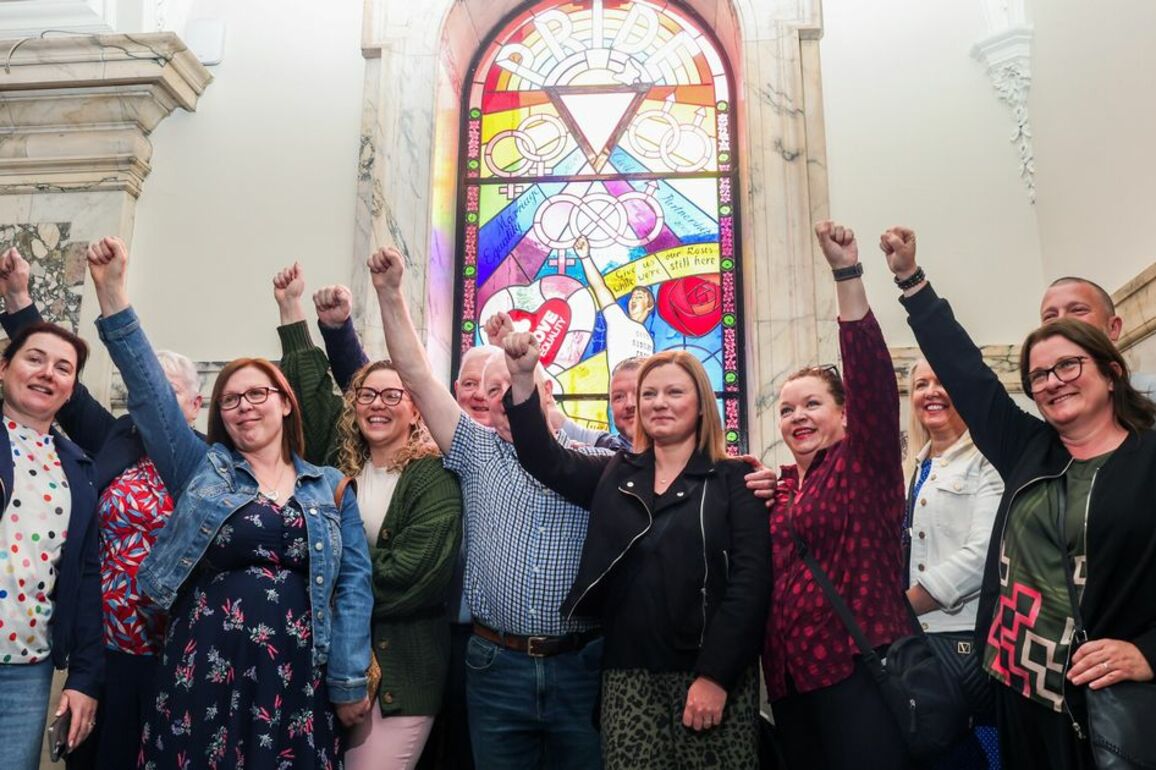 New stained glass window at Belfast City Hall honours pivotal moments in LGBTQ history