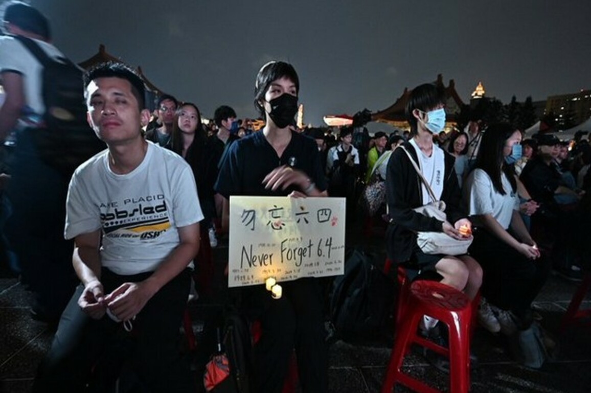 Taipei vigil marks 36 years since Tiananmen Square massacre