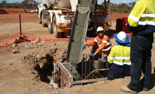 Construction work at Deflector.