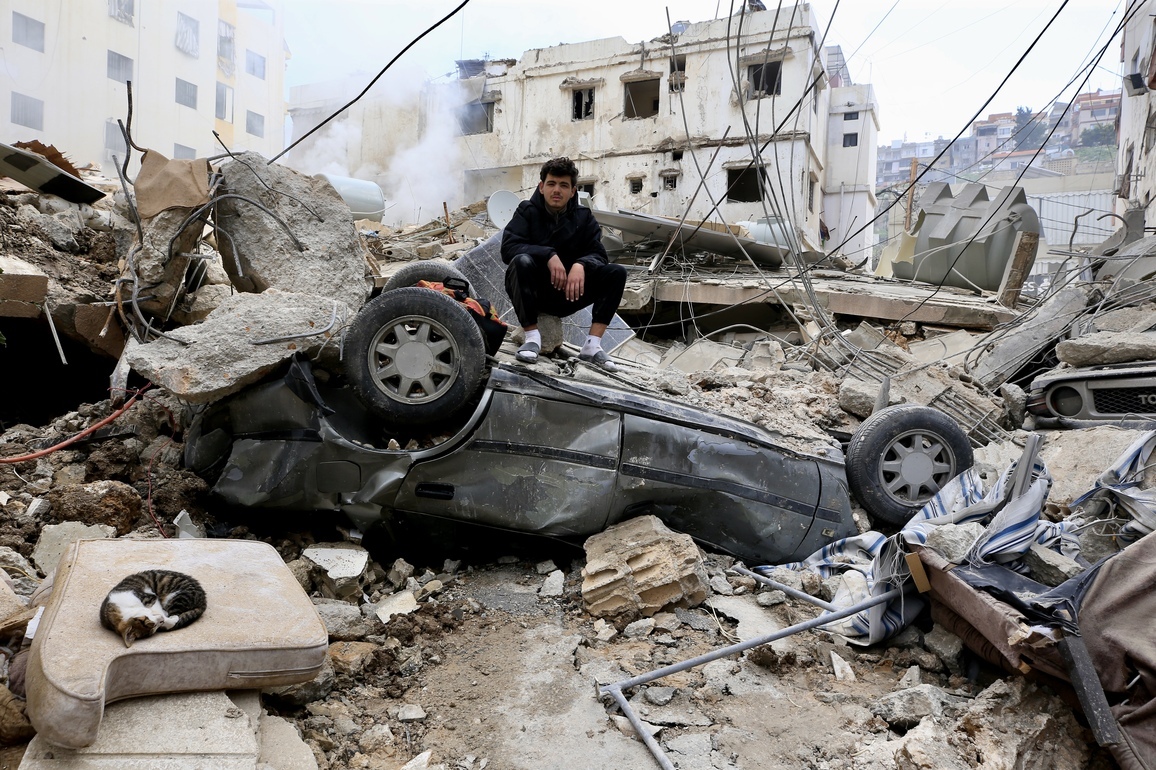 LEBANON-SIDON-ISRAELI ATTACK-RUINS