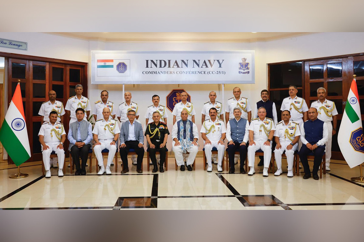 Admiral Dinesh K Tripathi commends achievements of Navy in maintaining combat ready force