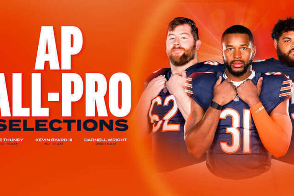 Three Bears players earn AP NFL All-Pro honors