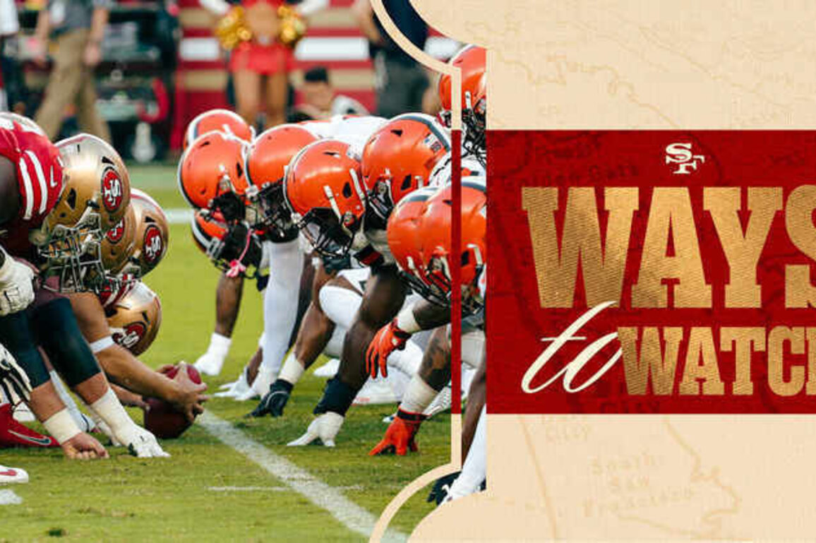 Ways to Watch and Listen: 49ers vs. Browns | Week 13