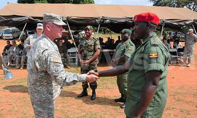 US army trains Uganda Military Police US army trains Uganda Military Police