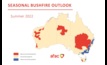  The bushfire outlook for Australia this summer is varied. Image courtesy AFAC.
