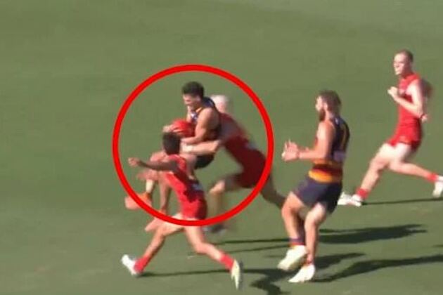 AFL admits Adelaide were robbed by umpire mistake as Crows&nbsp;coach lashes out