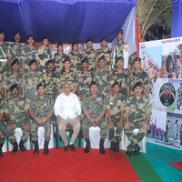 Gujarat CM Bhupendra Patel meets BSF Jawans in Rann of Kutch, congratulates them on 'Operation Sindoor' success
