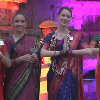 Miss World 2025: Contestants visit Thousand Pillar Temple in Telangana