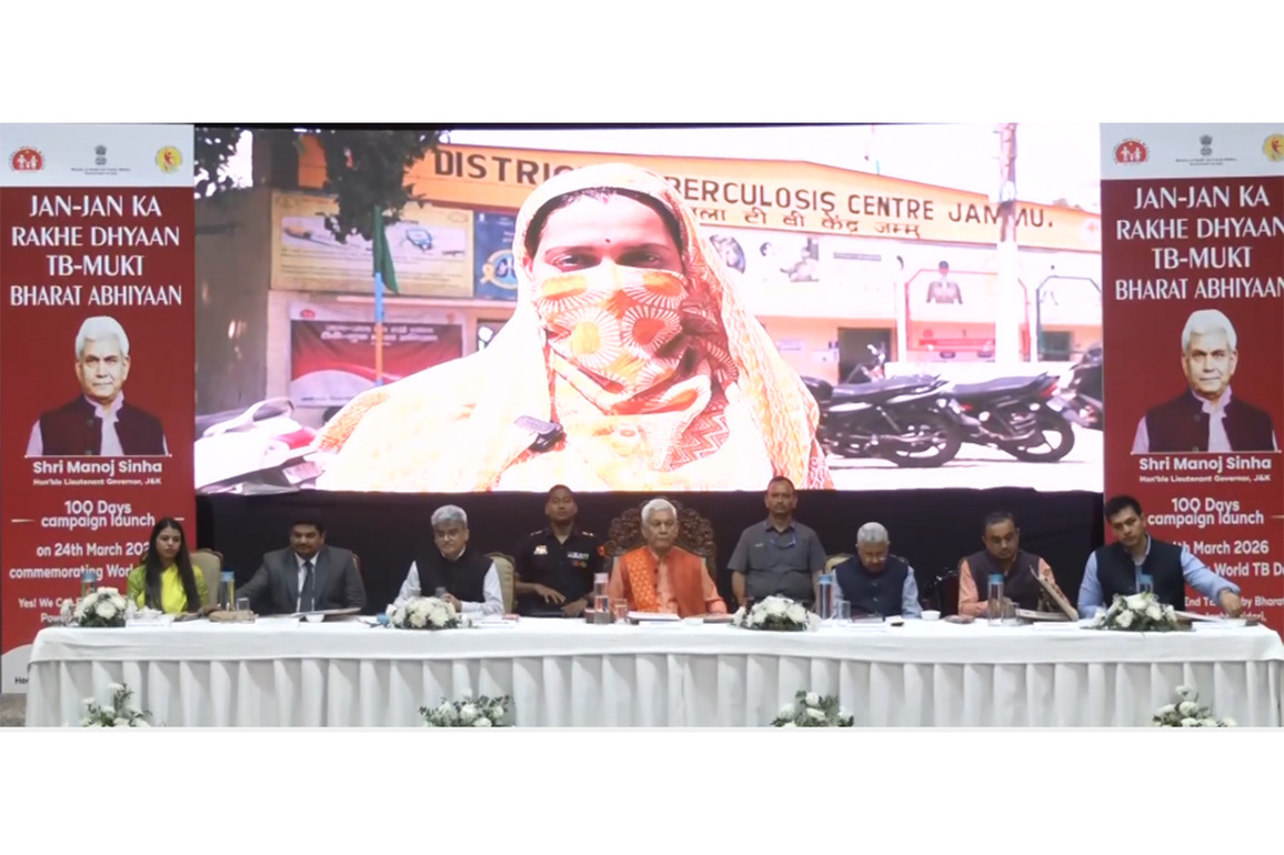LG Sinha launches 'TB Mukt Bharat Abhiyan