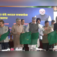 Union Minister Ashwini Vaishnaw flags off extended Vande Bharat Express, boosting capacity for Jammu-Srinagar rail line