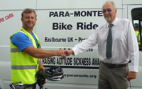 Chandlers lands a helping hand to charity bike ride