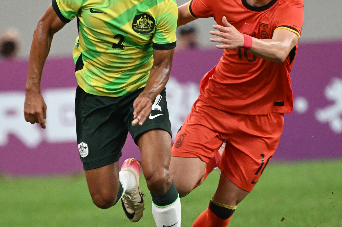 (SP)CHINA-XI'AN-FOOTBALL-AFC U23 ASIAN CUP-QUALIFIERS-CHINA VS AUSTRALIA (CN)