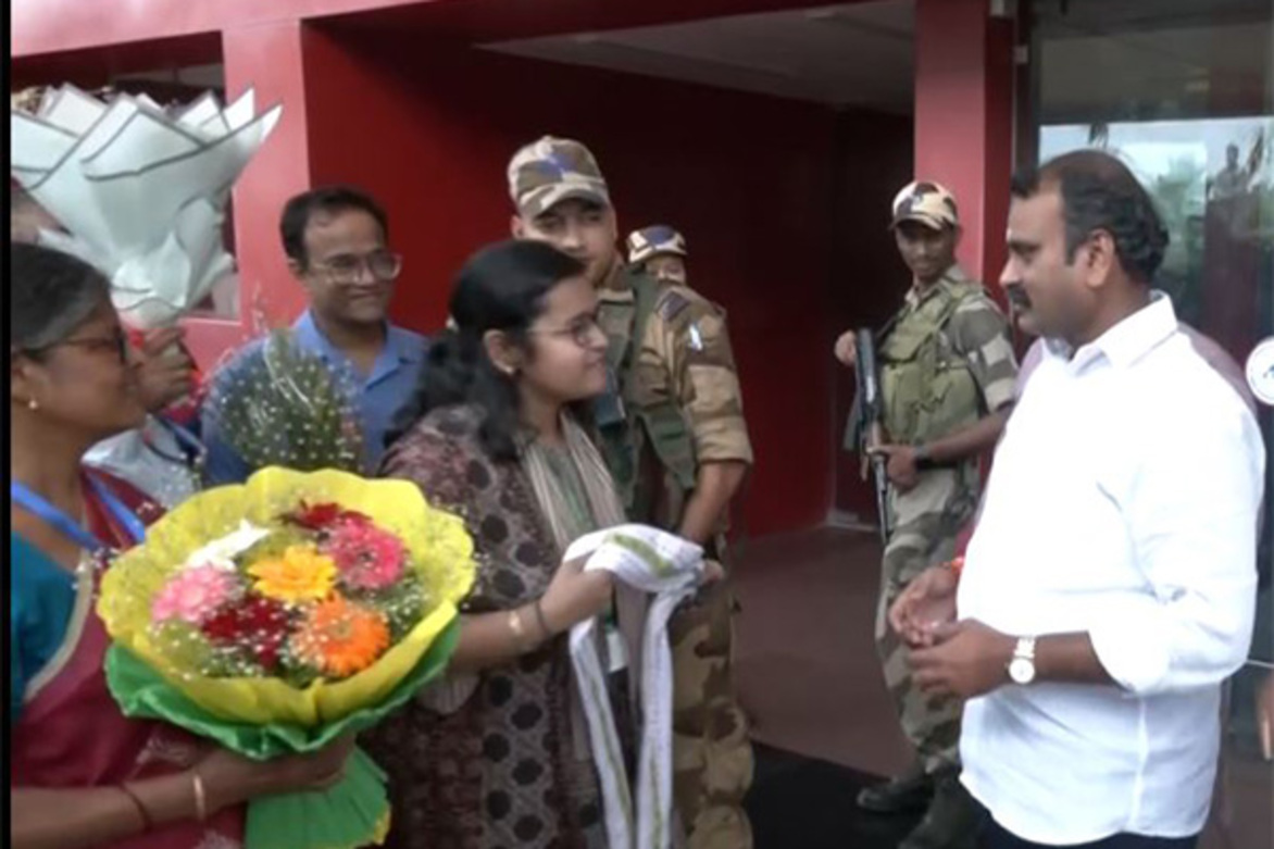 Union Minister L Murugan arrived in Agartala for an official visit