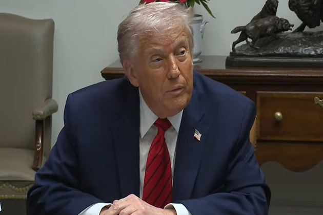 Trump says he delivered "pretty strong words" on Ukraine in call with European leaders