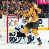 Short-handed, double-OT tally give Knights 3-2 edge on Mammoth