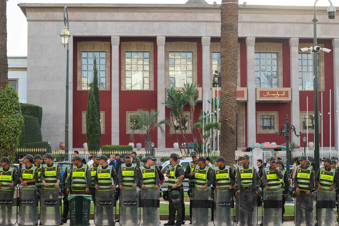 MOROCCO-RABAT-PUBLIC SERVICES-PROTEST