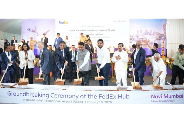FedEx breaks ground for automated air cargo hub at Navi Mumbai airport