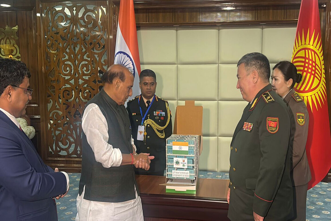 India gifts indigenously built BHISHM Cube medical systems to Kyrgyzstan