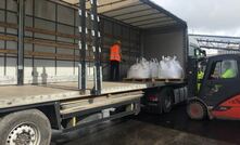 First concentrate being loaded at Wolf Minerals' Hemerdon project ahead of dispatch to Europe